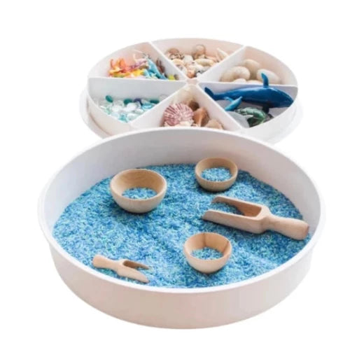 Montessori Sensory Bin Storage Inserts Open-ended Play Tray