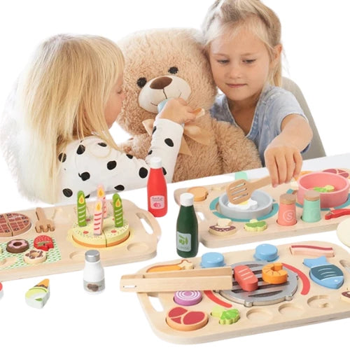 BBQ Wooden Montessori Sets