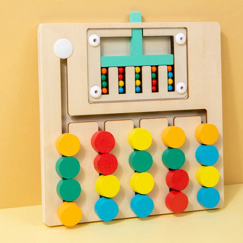 Montessori Wooden Colour Matching Logic Game