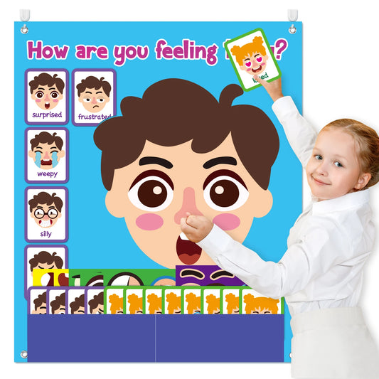 88Pcs Emotions Felt Board