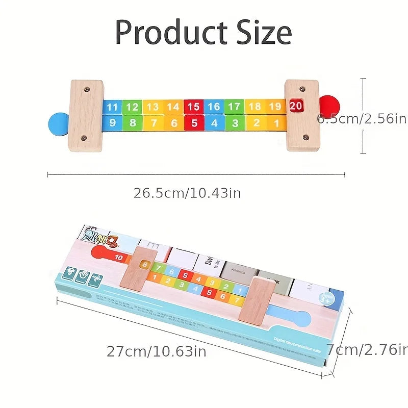 Montessori Addition Ruler