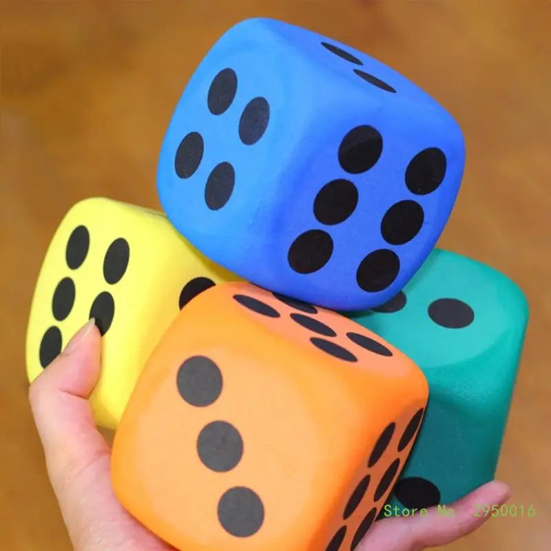 1PC 8cm Large Foam Dot Dices  Math Toy