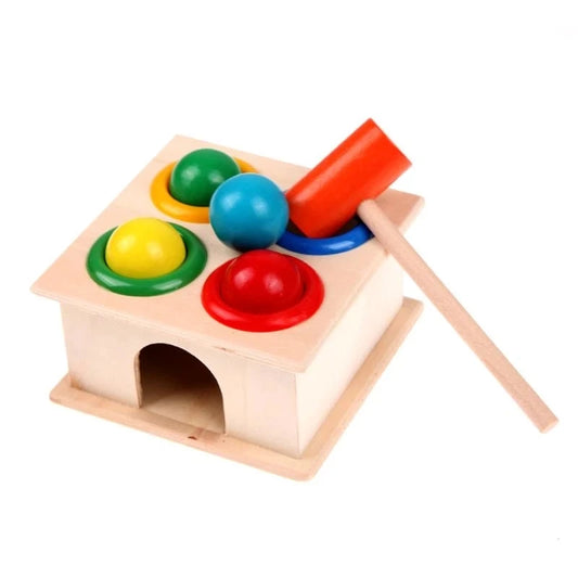 Montessori Wooden Popping Set