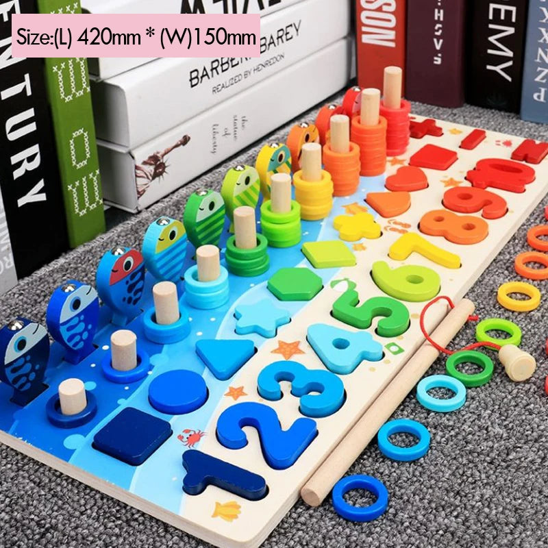 Montessori Math Educational Wooden Puzzle