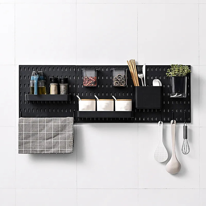 Pegboard Wall Panels Pegboard Wall Organiser Mounting Display Diy Pegboard Kit Tool Storage Panel Board Rack Wall Shelf Storage