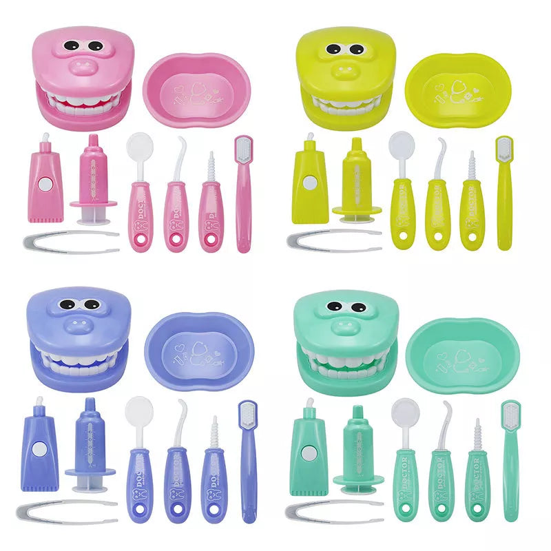 9pcs/set Teeth Brush Teaching Model