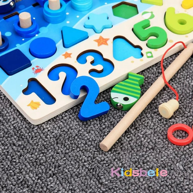 Montessori Math Educational Wooden Puzzle