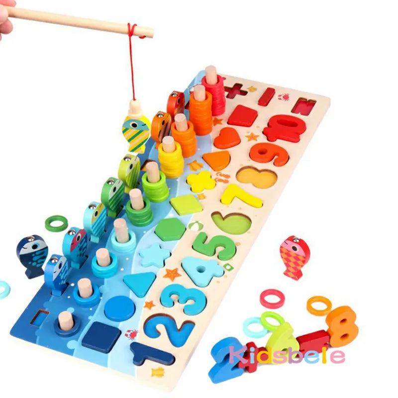 Montessori Math Educational Wooden Puzzle