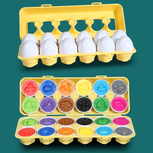 Eggs Screws 3D  Montessori Puzzle Learning  Math Toy