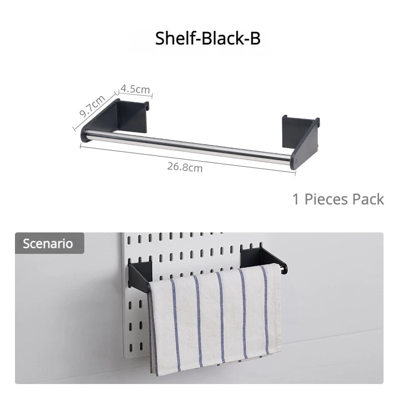 Pegboard Wall Panels Pegboard Wall Organiser Mounting Display Diy Pegboard Kit Tool Storage Panel Board Rack Wall Shelf Storage