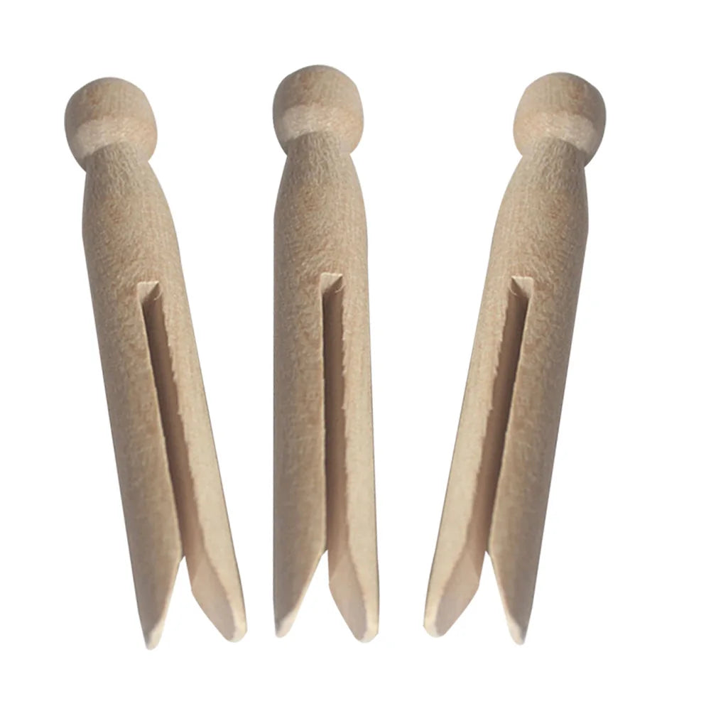 12pcs Wooden Dolly Clothes Peg