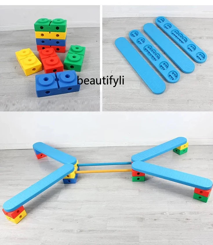 Balance Bridge Plates Full Brick Half Brick Early Education Physical Fitness