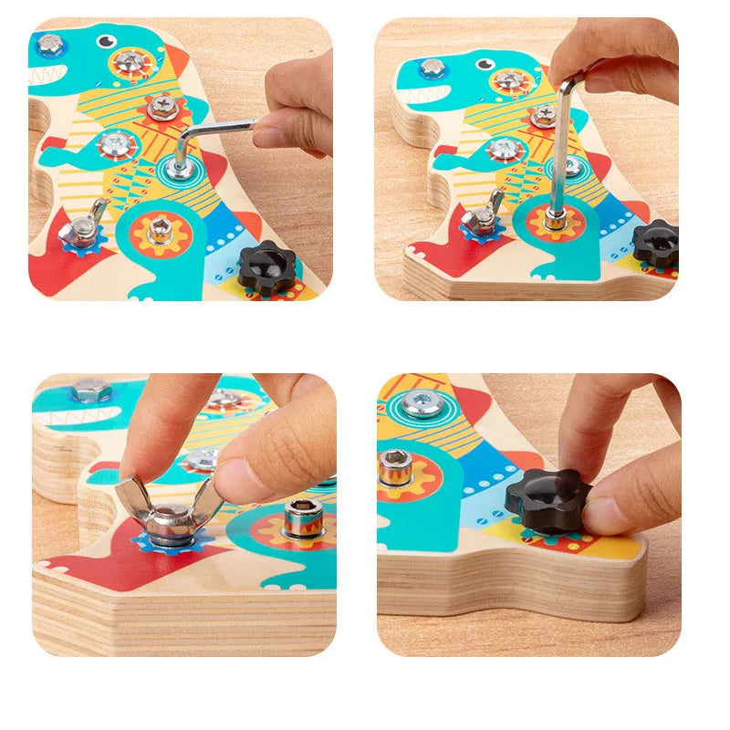 Montessori Busy Board Screw Nut Set