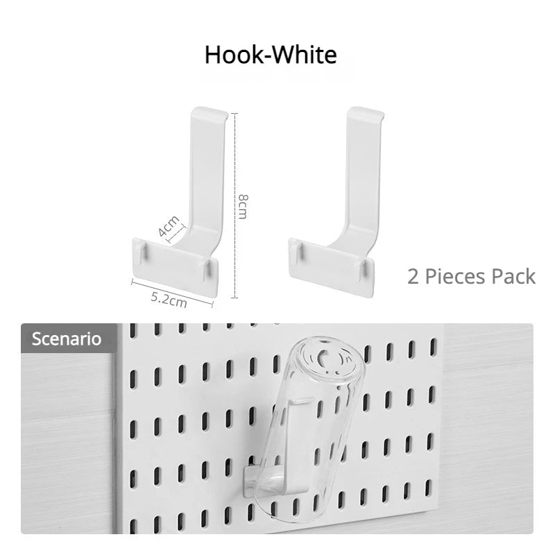 Pegboard Wall Panels Pegboard Wall Organiser Mounting Display Diy Pegboard Kit Tool Storage Panel Board Rack Wall Shelf Storage