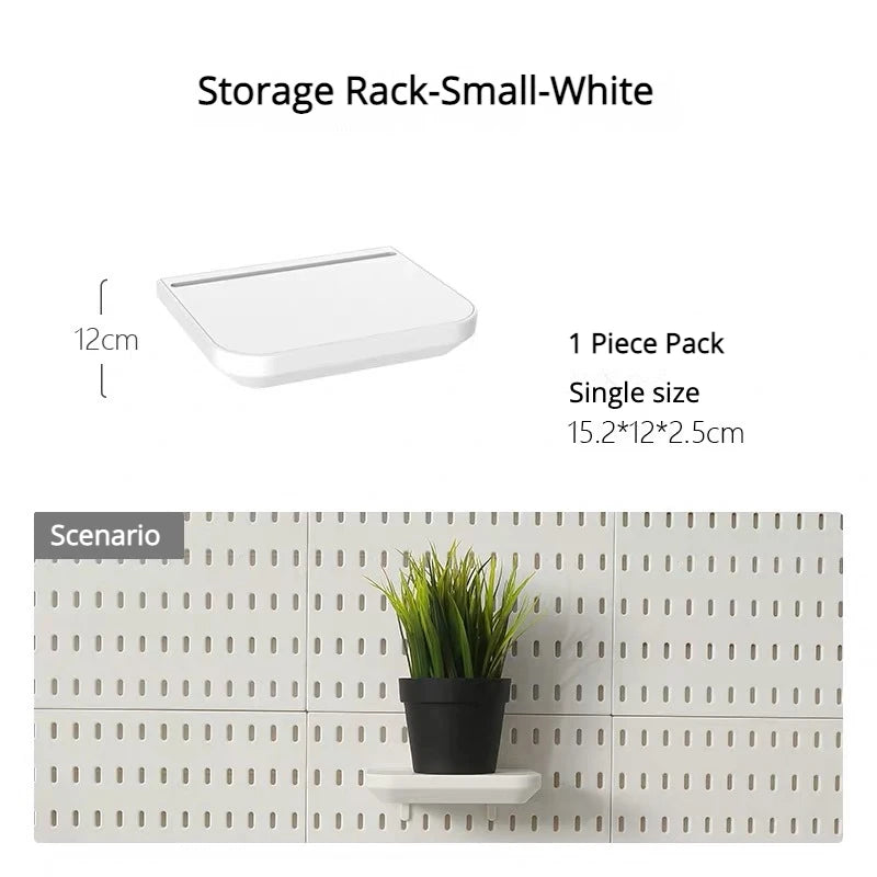 Pegboard Wall Panels Pegboard Wall Organiser Mounting Display Diy Pegboard Kit Tool Storage Panel Board Rack Wall Shelf Storage