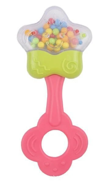 Baby Montessori  0 12 Months Sensory Rattle, Teether, Grasping, Activity Development