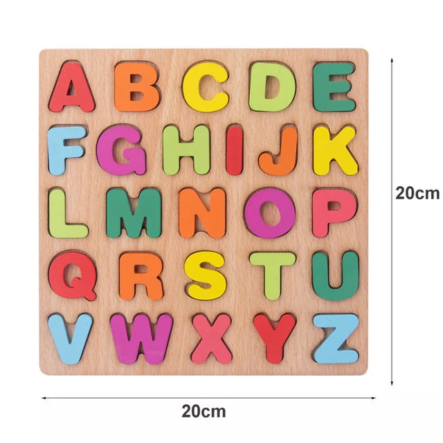 Wooden Jigsaw Puzzles for Children 1 2 3 years