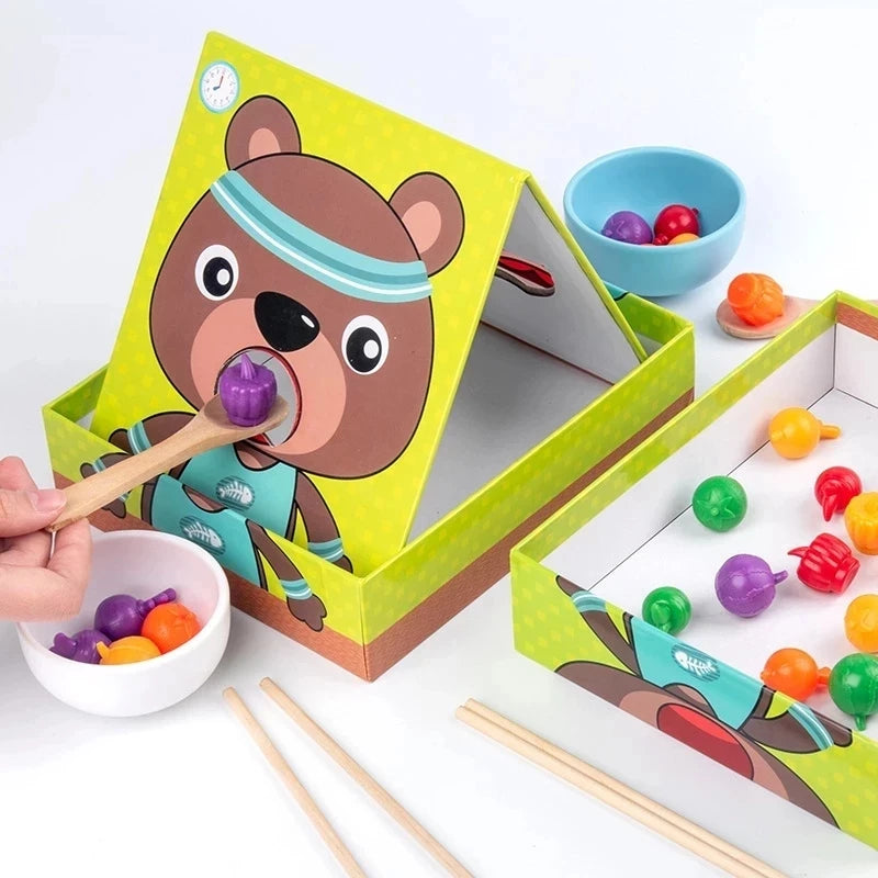 NEW Montessori Child Interaction Simulation Feeding Game