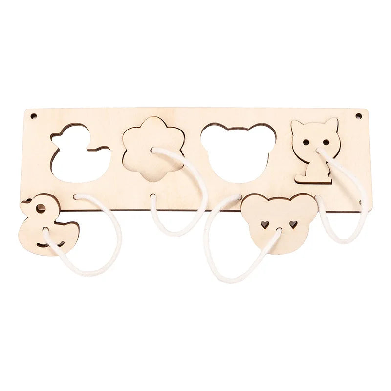 Montessori Wooden Busy Board