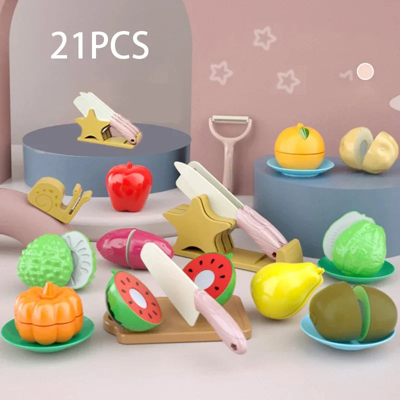 Children Kitchen Cookware and Play Food