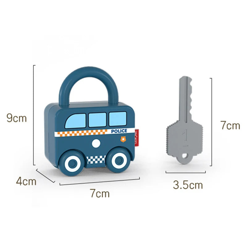 Montessori Childs Learning Lock with Keys