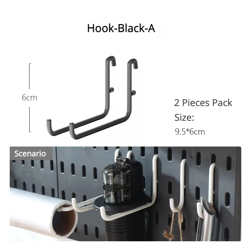 Pegboard Wall Panels Pegboard Wall Organiser Mounting Display Diy Pegboard Kit Tool Storage Panel Board Rack Wall Shelf Storage