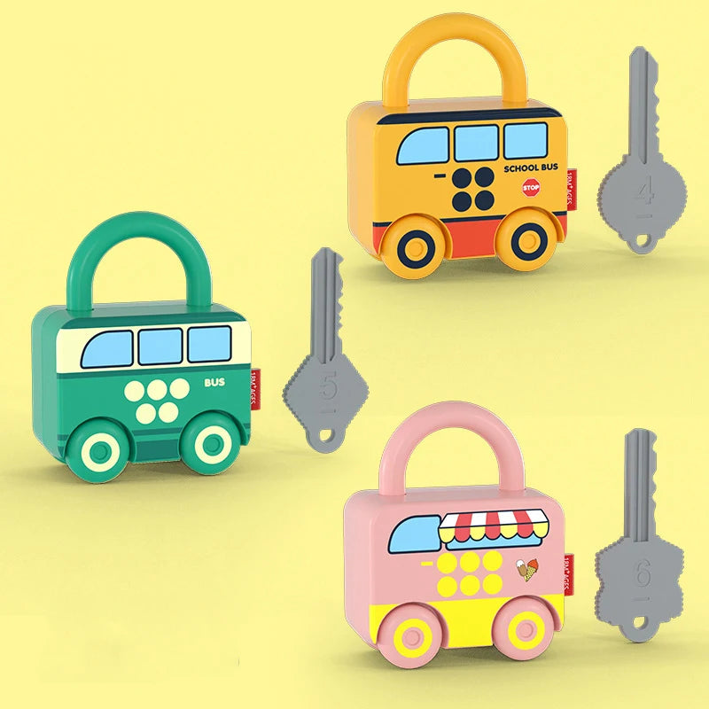 Montessori Childs Learning Lock with Keys