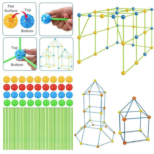 New Creative Fort Building  Indoor Tent Brick Kit