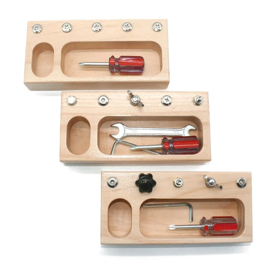 Montessori Busy Board Screw Bolt Set