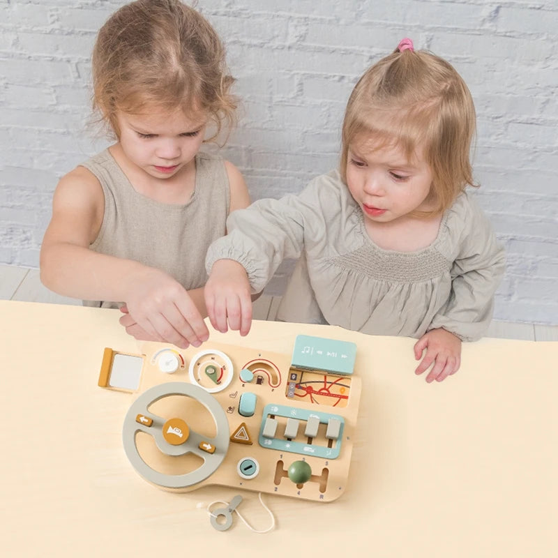 Montessori Wooden Activity Busy Board