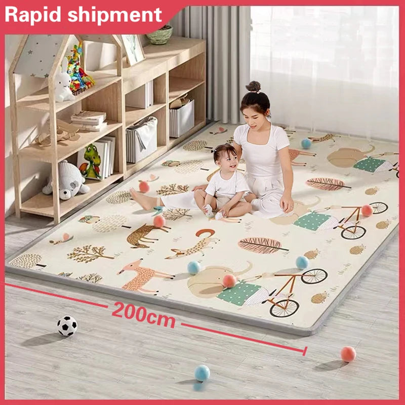 180cmX150cmX1cm Environmentally Friendly Thick Baby Crawling Play Mats