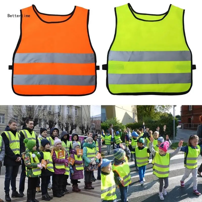 B36D High Visibility Reflective Childrens Safety Vests