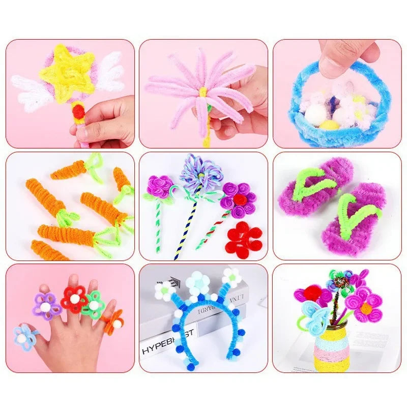 Colourful Chenille Stems Pipe Cleaners