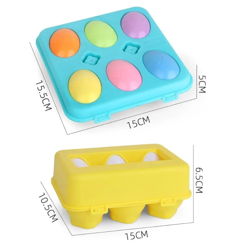 Montessori Learning Smart Egg Shape Matching Puzzles