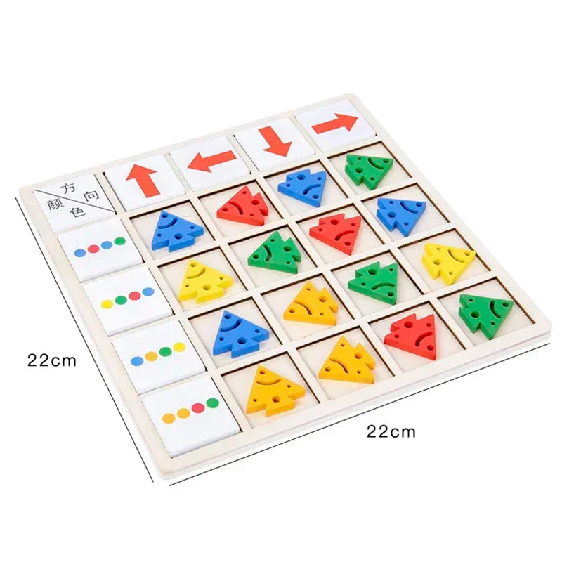 Wooden Montessori Logical Thinking Maths Game