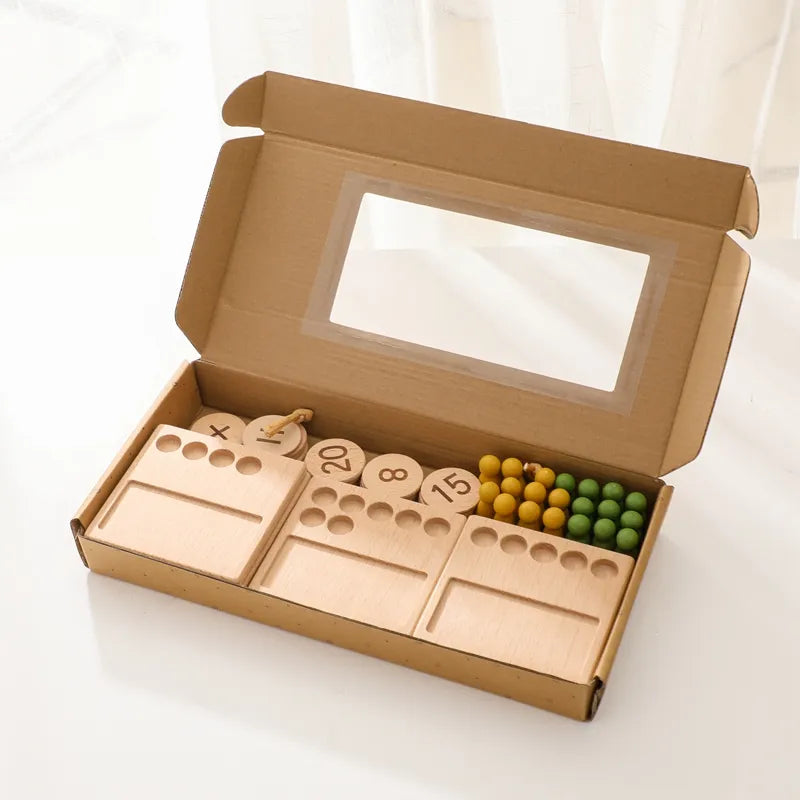 Montessori Counting Board Wooden Game