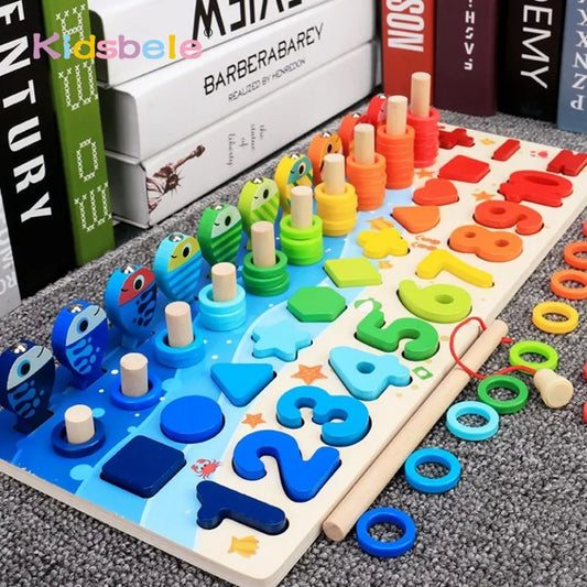 Montessori Math Educational Wooden Puzzle